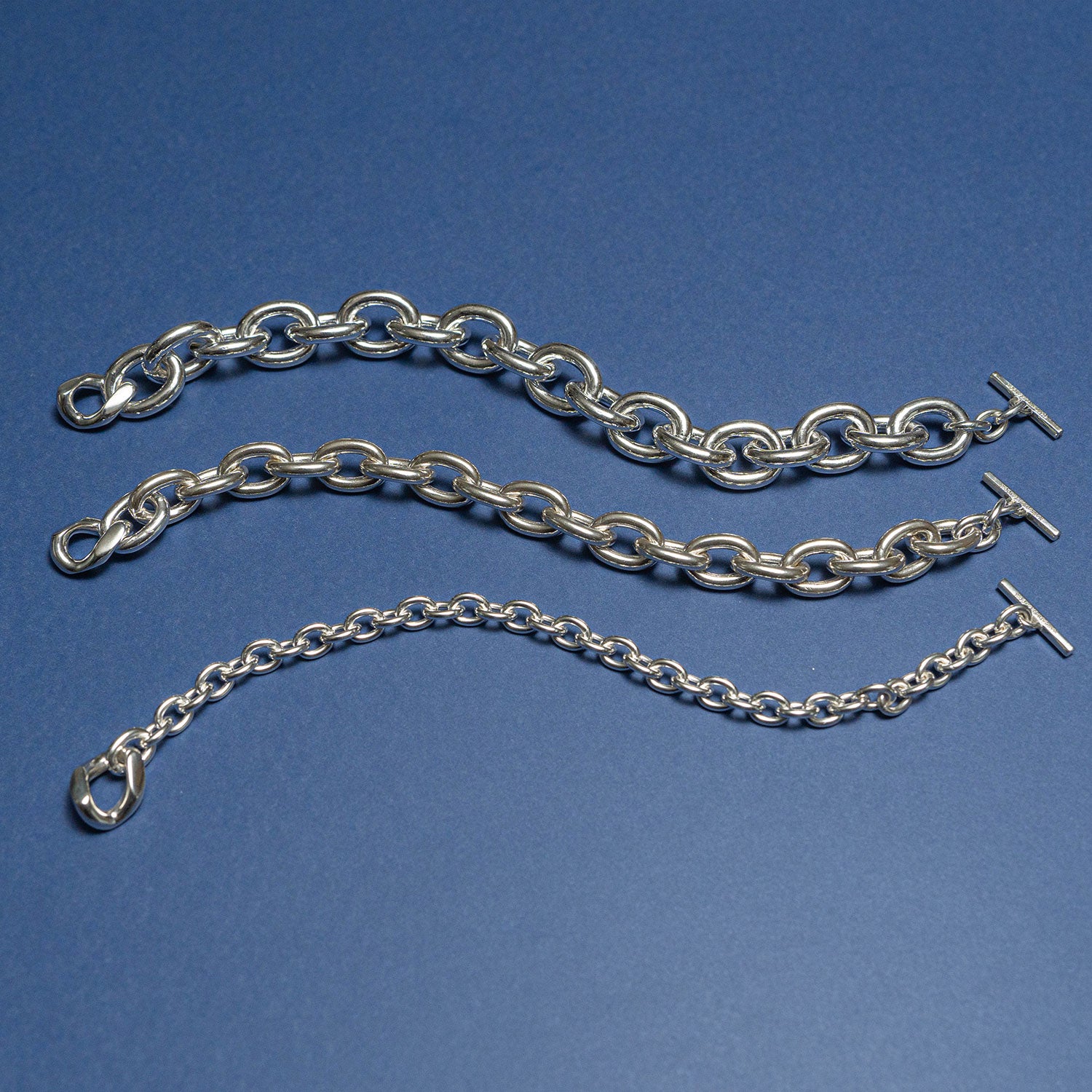 silver-925 adzuki bean chain bracelet | NARRATIVEPLATOON