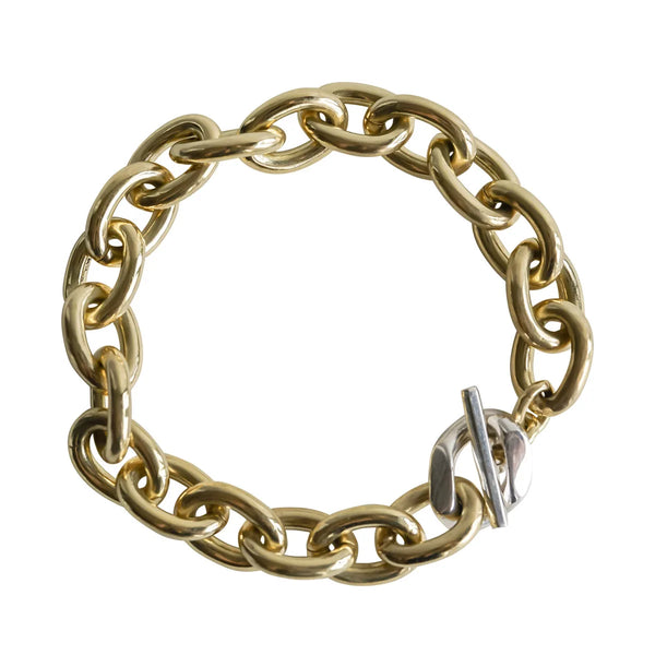 QUEEN Chain Bracelet men's　BRASS