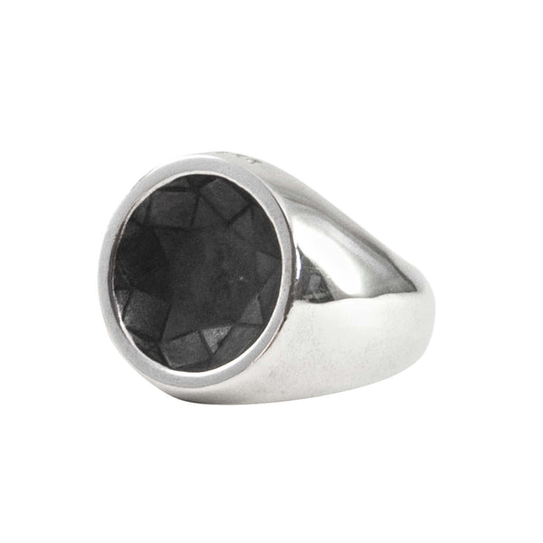 Reverse Signet ring Round small type